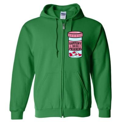 Pharmacy Technician Pharmacy Tech Cpht Full Zip Hoodie