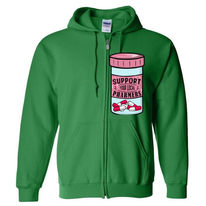 Pharmacy Technician Pharmacy Tech Cpht Full Zip Hoodie