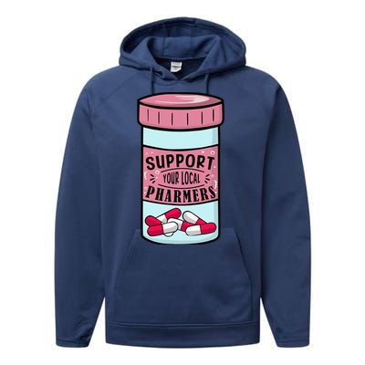 Pharmacy Technician Pharmacy Tech Cpht Performance Fleece Hoodie