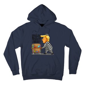 Prison Trump Presidential Library Funny Anti Trump Hoodie