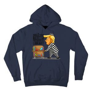 Prison Trump Presidential Library Funny Anti Trump Tall Hoodie