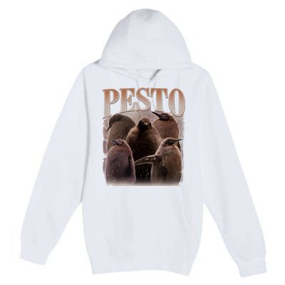 Pesto The Penguin Funny Baby Penguin Pesto Premium Pullover Hoodie