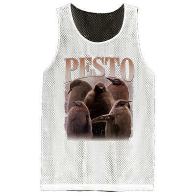 Pesto The Penguin Funny Baby Penguin Pesto Mesh Reversible Basketball Jersey Tank