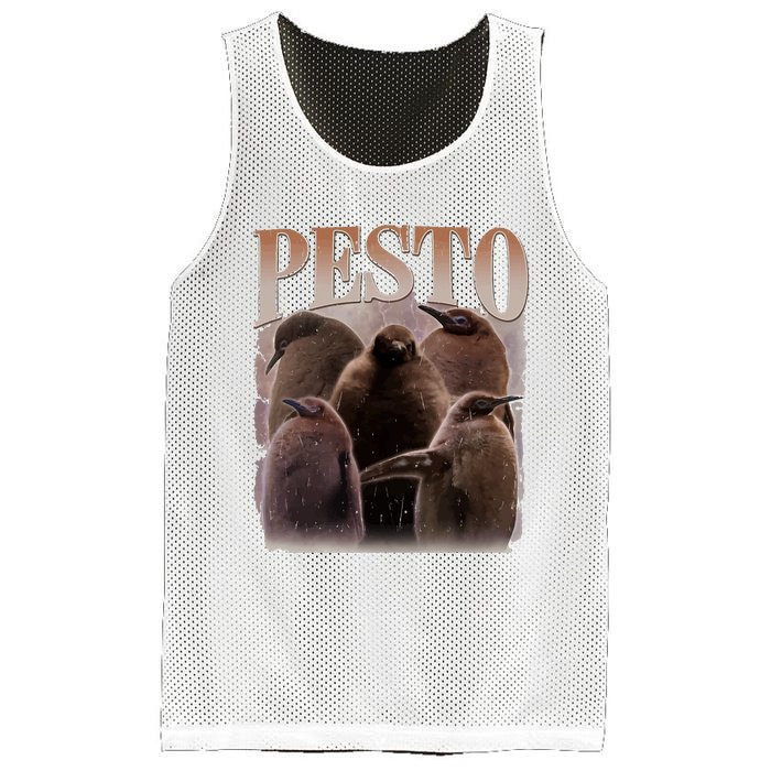 Pesto The Penguin Funny Baby Penguin Pesto Mesh Reversible Basketball Jersey Tank