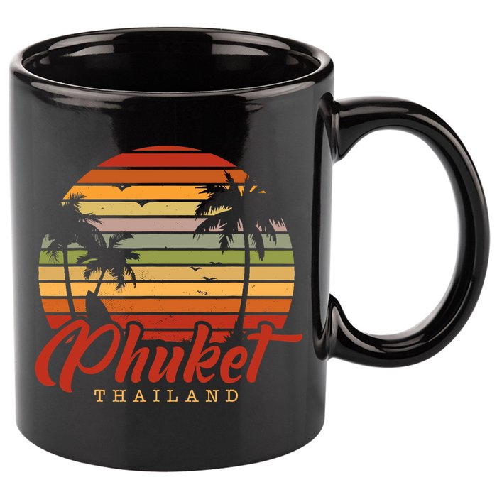 Phuket Thailand 11oz C Handle Ceramic Mug