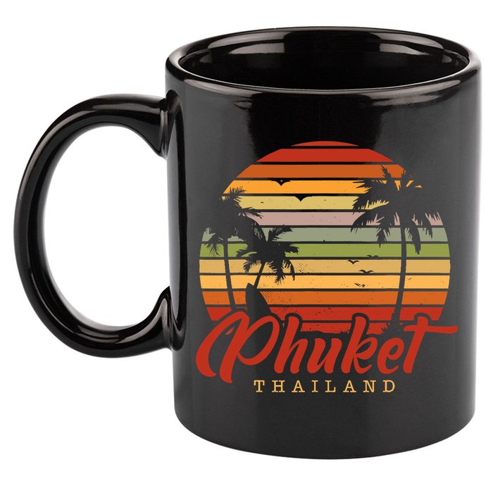 Phuket Thailand 11oz C Handle Ceramic Mug