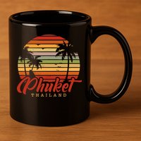 Phuket Thailand 11oz C Handle Ceramic Mug