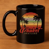 Phuket Thailand 11oz C Handle Ceramic Mug