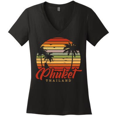 Phuket Thailand Women's V-Neck T-Shirt