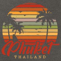 Phuket Thailand Cotton Canvas Backpack
