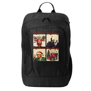 President Trumpxmas Pajamas Funny Christmas City Backpack