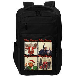 President Trumpxmas Pajamas Funny Christmas Impact Tech Backpack