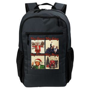 President Trumpxmas Pajamas Funny Christmas Daily Commute Backpack