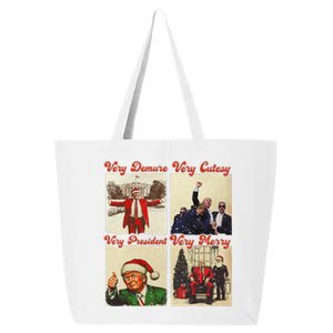 President Trumpxmas Pajamas Funny Christmas 25L Jumbo Tote