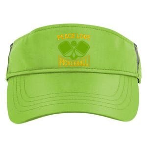 Pickleball Team Peace Love Pickleball Paddles Sport Gift Adult Drive Performance Visor