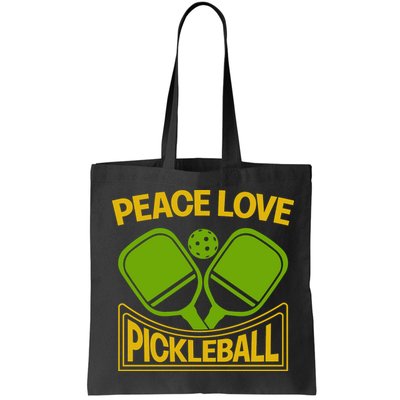 Pickleball Team Peace Love Pickleball Paddles Sport Gift Bag