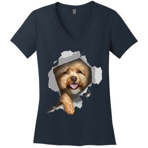 Poodle T Poodle Lover Poodle Owner Gift Poodle Women's V-Neck T-Shirt