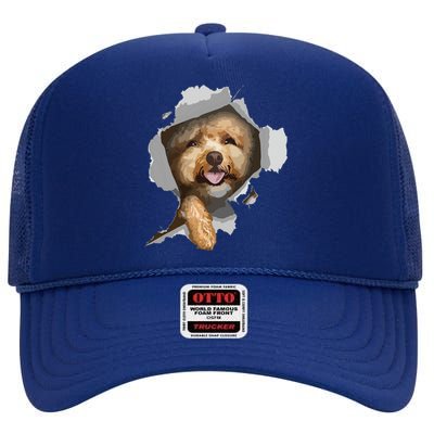 Poodle T Poodle Lover Poodle Owner Gift Poodle High Crown Mesh Back Trucker Hat