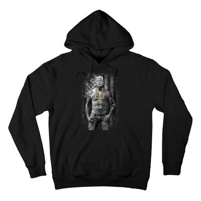 Pro Trump Patriotic Gangster Felon Conviction Hoodie