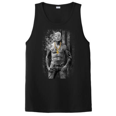 Pro Trump Patriotic Gangster Felon Conviction PosiCharge Competitor Tank