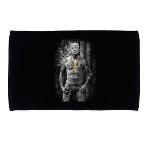 Pro Trump Patriotic Gangster Felon Conviction Microfiber Hand Towel