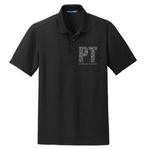 Physical Therapist Physical Therapy Gift Pt Month Dry Zone Grid Polo