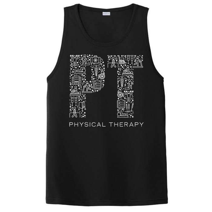 Physical Therapist Physical Therapy Gift Pt Month PosiCharge Competitor Tank