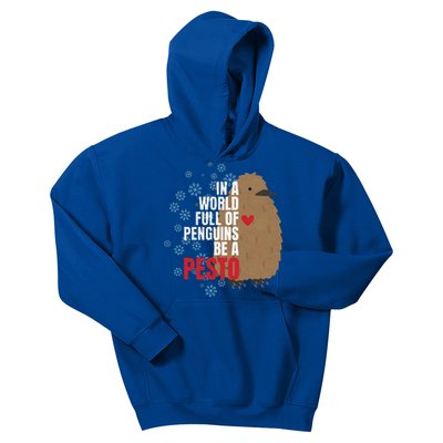 Pesto The Penguin More To Love Absolute Unit Viral Kids Hoodie