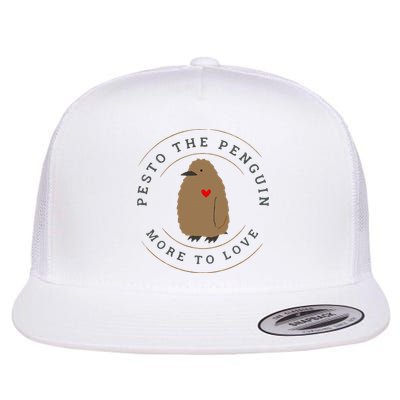 Pesto The Penguin More To Love Flat Bill Trucker Hat