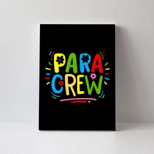 Para Teacher Paraprofessional Parapro Canvas