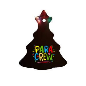 Para Teacher Paraprofessional Parapro Ceramic Tree Ornament