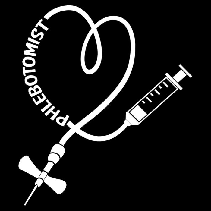 Phlebotomy Technician Phlebotomist Blood Nurse Heart Cooling Performance Crew T-Shirt