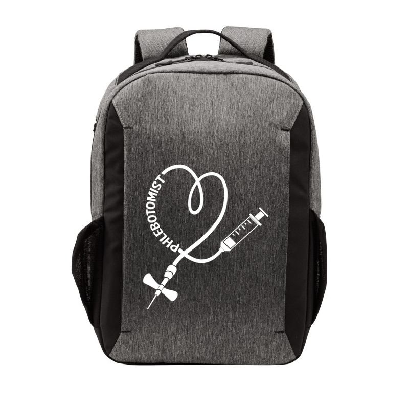 Phlebotomy Technician Phlebotomist Blood Nurse Heart Vector Backpack