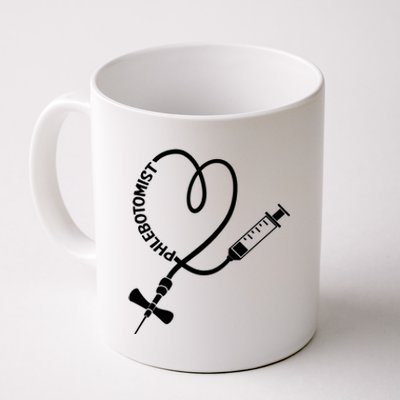 Phlebotomy Technician Phlebotomist Blood Nurse Heart Coffee Mug