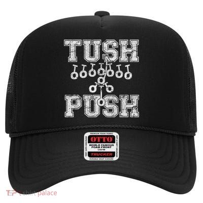 Philadelphia Tush Push Philly_ High Crown Mesh Back Trucker Hat