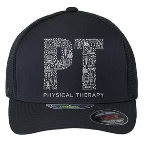 Physical Therapist Physical Therapy Gift Pt Month Flexfit Unipanel Trucker Cap