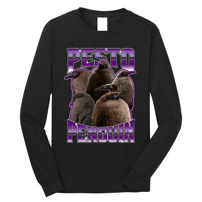 Pesto The Penguin More To Love Absolute Unit Viral Meme Long Sleeve Shirt