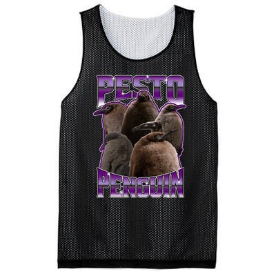 Pesto The Penguin More To Love Absolute Unit Viral Meme Mesh Reversible Basketball Jersey Tank