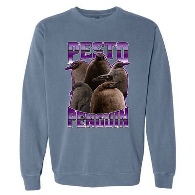 Pesto The Penguin More To Love Absolute Unit Viral Meme Garment-Dyed Sweatshirt