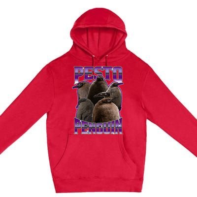 Pesto The Penguin More To Love Absolute Unit Viral Meme Premium Pullover Hoodie