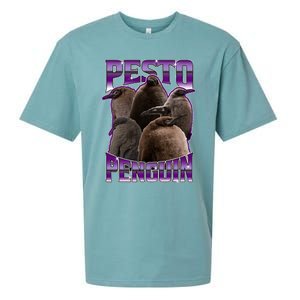 Pesto The Penguin More To Love Absolute Unit Viral Meme Sueded Cloud Jersey T-Shirt