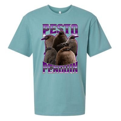 Pesto The Penguin More To Love Absolute Unit Viral Meme Sueded Cloud Jersey T-Shirt