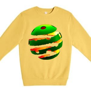 Pickleball Tear Premium Crewneck Sweatshirt