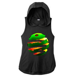 Pickleball Tear Ladies PosiCharge Tri-Blend Wicking Draft Hoodie Tank