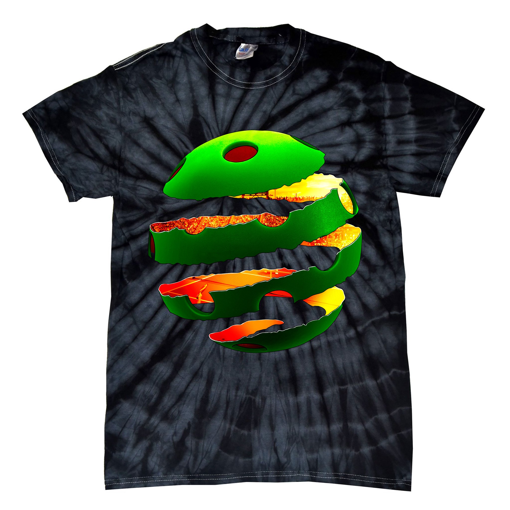 Pickleball Tear Tie-Dye T-Shirt