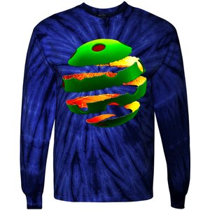 Pickleball Tear Tie-Dye Long Sleeve Shirt