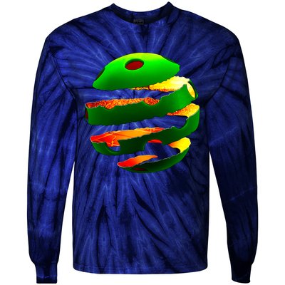 Pickleball Tear Tie-Dye Long Sleeve Shirt