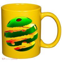 Pickleball Tear 11oz C Handle Ceramic Mug
