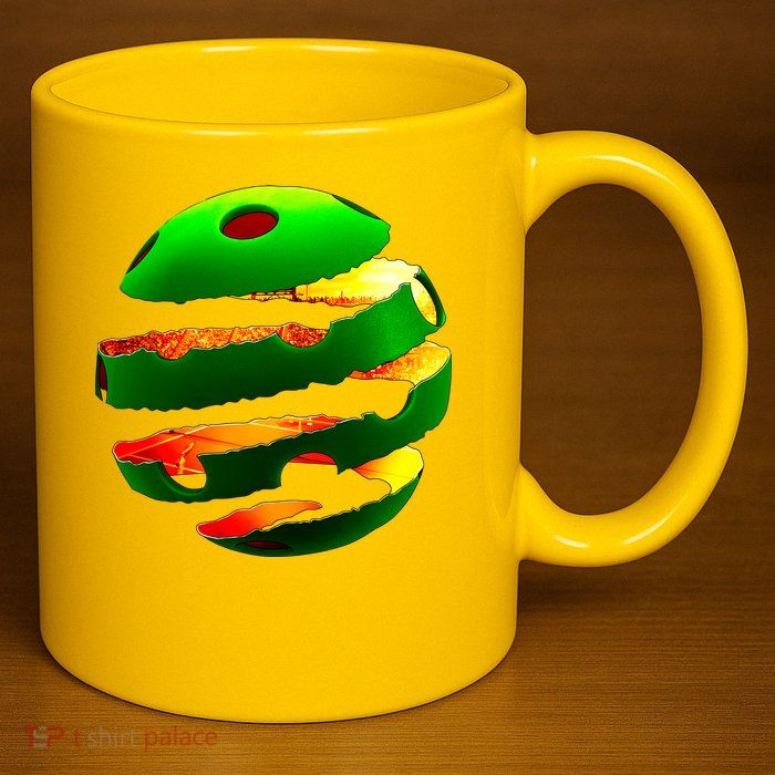 Pickleball Tear 11oz C Handle Ceramic Mug