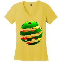 Pickleball Tear Women's V-Neck T-Shirt